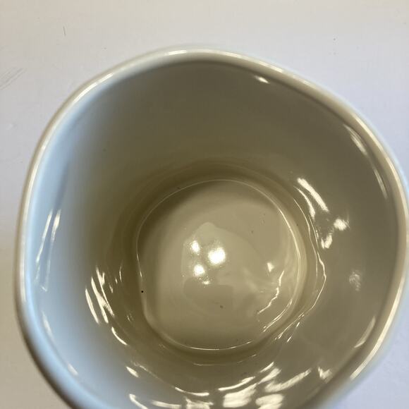 White large Rae Dunn Artisan collection by Magenta YOURS Mug With Red Lettering - Picture 4 of 4